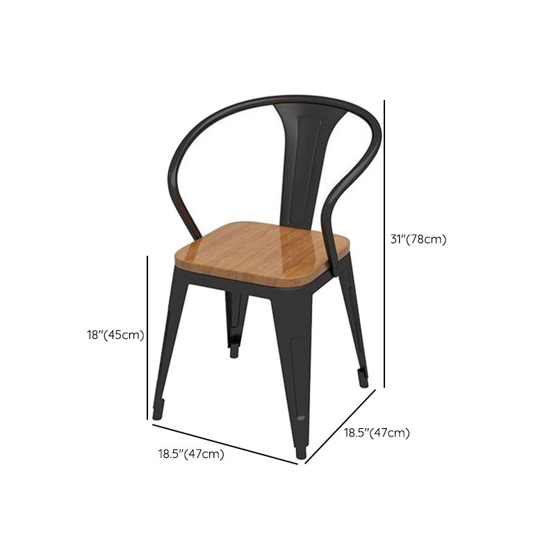 Industrial 1/5 Pieces Dining Set Rectangle Pine Wood Dining Table for Cafe Clearhalo 'Dining Room Sets' 'Dining Tables & Seating' 'dining_room_set' 'furn' 'furn_dining_room_set' 'Furniture' 'Kitchen & Dining Furniture' 1200x1200_ad4d341f-bbbb-4cbb-aa7c-f67d802d45d2