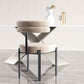 Modern Armless Dining Chairs Home Kitchen Velvet Side Chairs