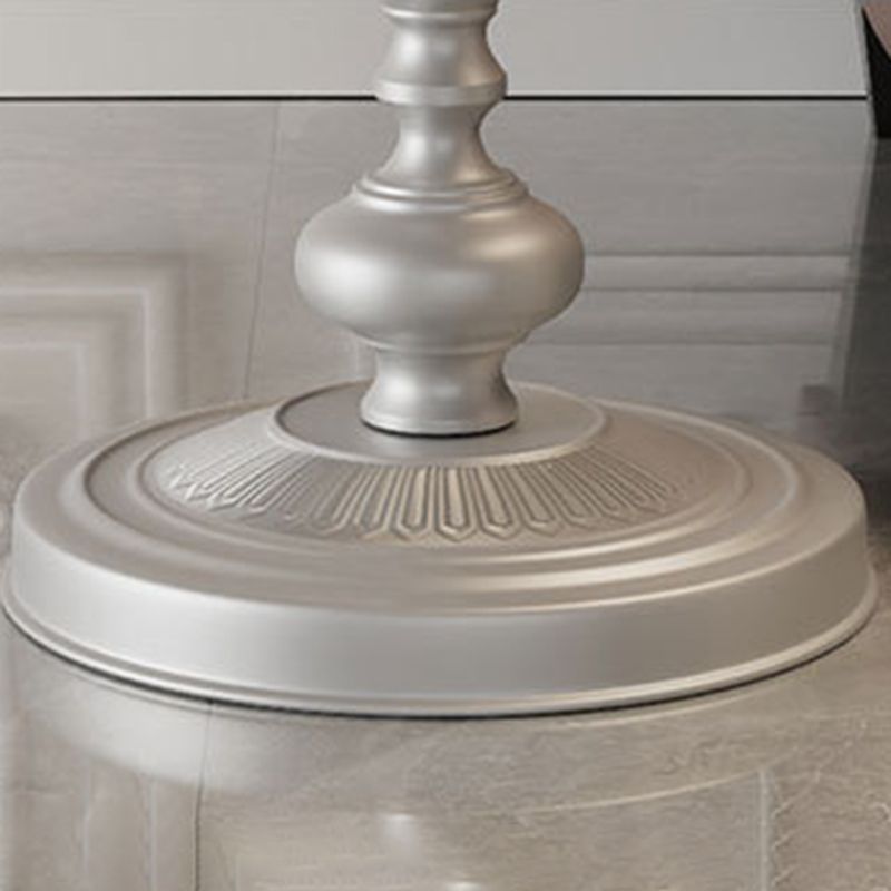 リビングルームのためのモダンな丸い側面のテーブル台座のコーナーテーブル