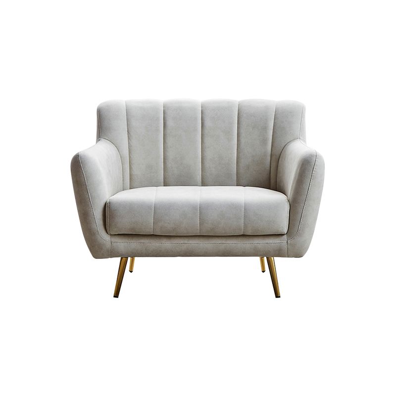 30.3"H Sewn Pillow Back Faux Leather Flared Arm Sofa for Living Room Clearhalo 'furn' 'furn_sofas' 'Furniture' 'furniture_sofas' 'Living Room Furniture' 'Sofa' 'sofas' 1200x1200_ad4efb80-ab7e-442c-9bcb-41fd23f454e6