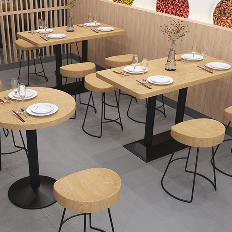 Industrial Dining Room Table Home Kitchen Dinner Furniture with Metal Base Clearhalo ' dining_table' 'Dining Tables & Seating' 'Dining Tables' 'furn' 'furn_dining_table' 'Furniture' 'furniture_dining_table' 'Kitchen & Dining Furniture' 'kitchen&dining_furn' 'kitchen' 'kitchen_dining_table' 1200x1200_ad4f679d-596b-46fb-a270-e2cb16b0c939