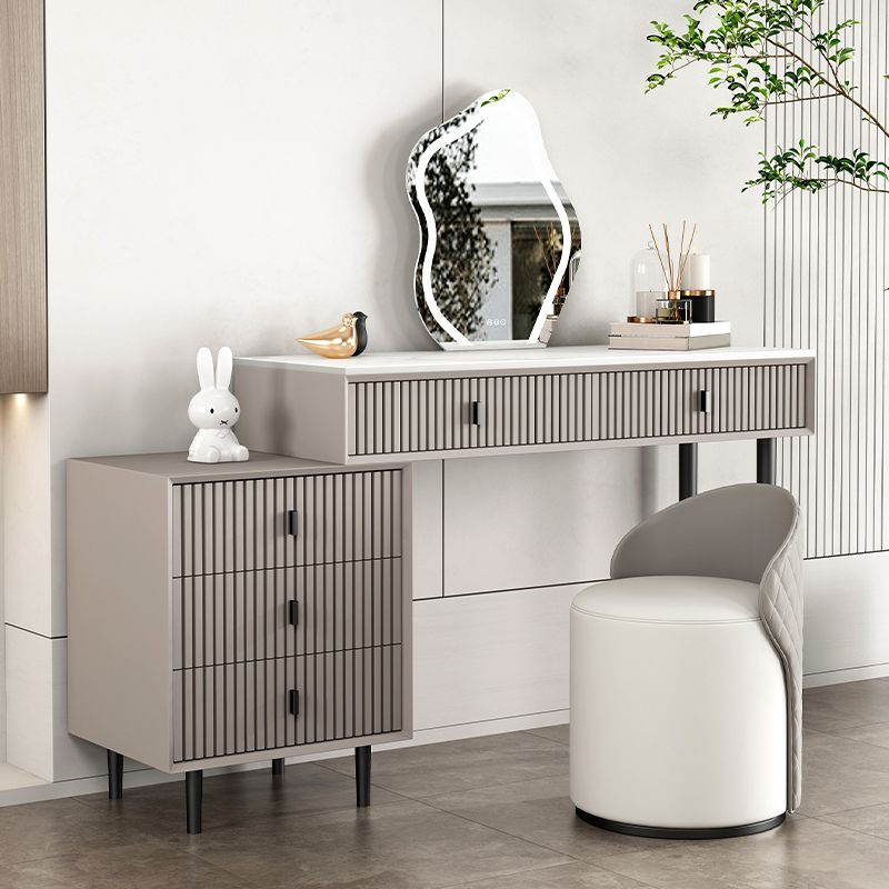 Tavolo da toeletta per vanità per trucco in legno massiccio glam