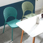 Home Contemporary Side Chair Open Back Shell-shaped Plastic Dining Room Chair Clearhalo ' kitchen&dining_furn' 'Dining Chairs' 'Dining Tables & Seating' 'dining_chair' 'Furniture' 'furniture_dining_chair' 'Kitchen & Dining Furniture' 'kitchen' 1200x1200_ad515089-c0d7-42b1-b995-59c4100d80f9