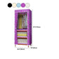 Modern Storage Cabinet for Home Matte Finish Cabinet with Wooden Frame
