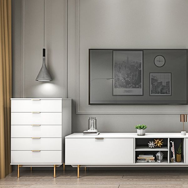 Server buffet in legno in stile moderno in stile soggiorno con cassetti