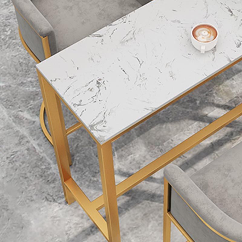 Artificial Marble Bar Table 42-inch Height Metal Base Bistro Table for Living Room Clearhalo 'Bar Furniture' 'Bar Tables' 'bar_tables' 'furn' 'furn_bar_tables' 'Furniture' 'furniture_bar_tables' 'Kitchen & Dining Furniture' 1200x1200_ad554ff0-0402-4a44-9f32-77eeb3a0f4de