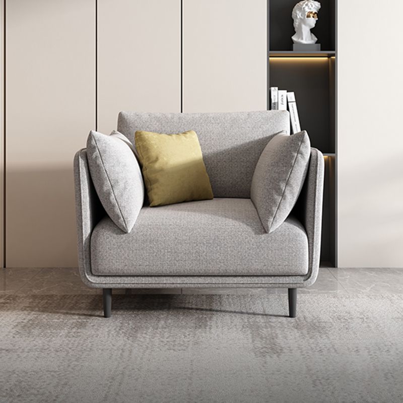 Slipcovered Stationary Pillow Top Arm Cushions Sofa for Living Room Clearhalo 'furn' 'furn_sofas' 'Furniture' 'furniture_sofas' 'Living Room Furniture' 'Sofa' 'sofas' 1200x1200_ad55c5e1-cdf2-41ad-878a-60d553c75d41