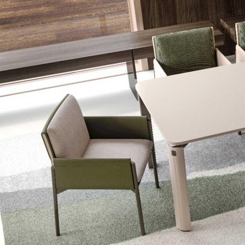 Metal Contemporary Dining Room Dining Arm Chair Matte Finish Square Dining Chair with Black Legs Clearhalo ' kitchen&dining_furn' 'Dining Chairs' 'Dining Tables & Seating' 'dining_chair' 'furn' 'furn_dining_chair' 'Furniture' 'furniture_dining_chair' 'Kitchen & Dining Furniture' 'kitchen' 1200x1200_ad55d8af-aaa3-48d4-ba0a-f901794408c5