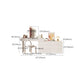 White Make-up 15.74" Wide Vanity Makeup Vanity Desk Table with Drawers