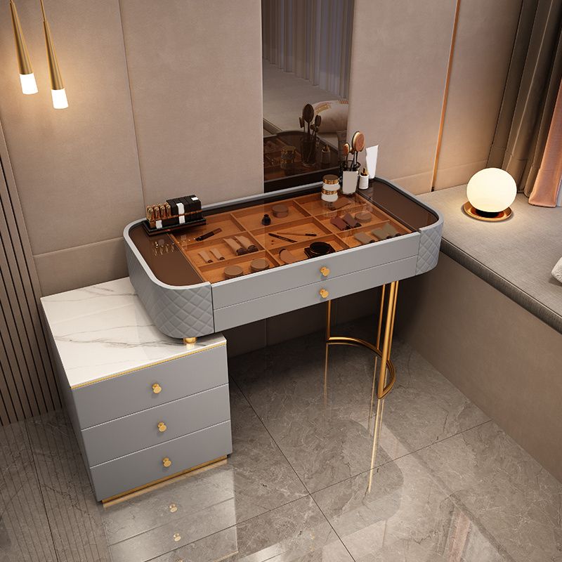 Tableaux de vanité de 15,74 "de largeur avec 5 tiroirs de rangement