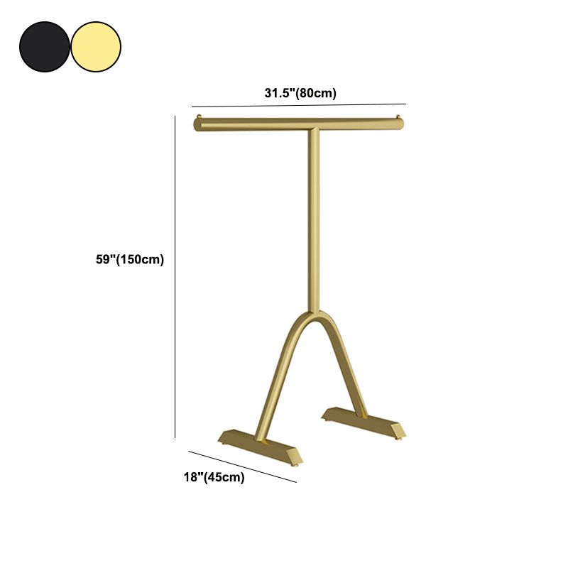 Moderne minimalistische Style -Rack Metallic Free Standing Deck Rack für Wohnzimmer