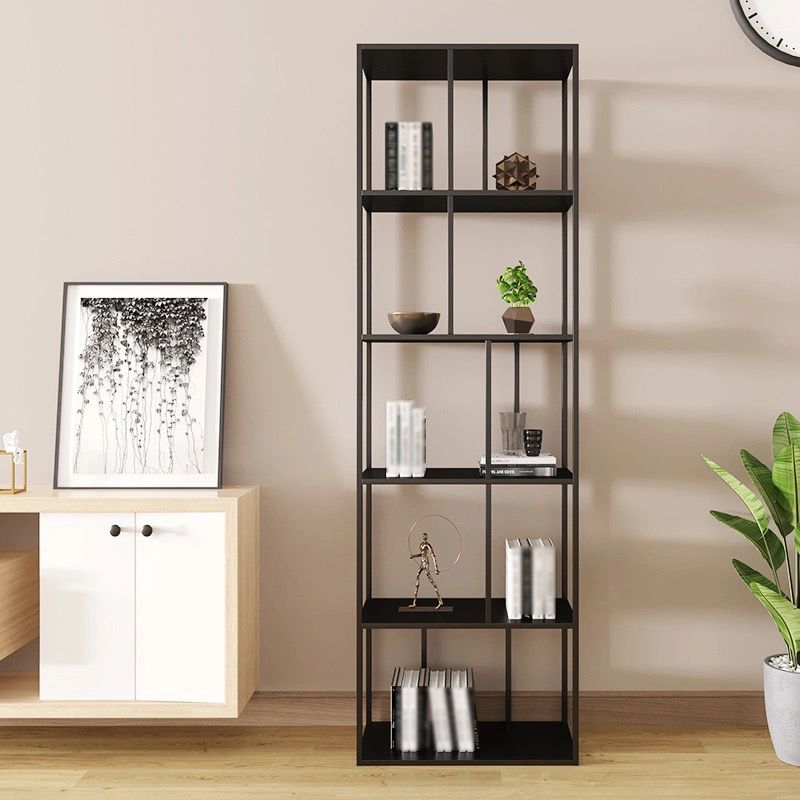 Modern Style Metal Bookshelf Open Shelf Bookcase for Study Room Clearhalo 'Bookcases' 'Furniture' 'furniture_bookcases' 'kitchen' 'kitchen_bookcases' 'Living Room Furniture' 'Office Furniture' 1200x1200_ad608b08-6f80-41ae-85d1-2f64b5afcae2
