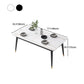 1/3/5/7 Pcs Metal Modern Dining Set with Rectangle Table Dinette Set Clearhalo 'Dining Room Sets' 'Dining Tables & Seating' 'dining_room_set' 'Furniture' 'furniture_dining_room_set' 'Kitchen & Dining Furniture' 'kitchen&dining_furn' 'kitchen' 1200x1200_ad61cf42-3aaa-4ba7-8bc6-a0f33809ef7e