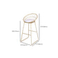 Modern Bar Table Set 1/3 Pieces Faux Marble Rectangle Bistro Set for Indoor