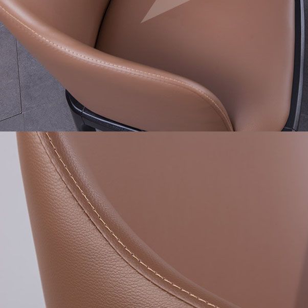 Industrial Ash Parsons Dining Chair Matte Finish Faux Leather Side Chair (Set of 2) Clearhalo ' kitchen&dining_furn' 'Dining Chairs' 'Dining Tables & Seating' 'dining_chair' 'furn' 'furn_dining_chair' 'Furniture' 'furniture_dining_chair' 'Kitchen & Dining Furniture' 'kitchen' 1200x1200_ad62aa61-9171-46f4-8007-f4b24631ce1b