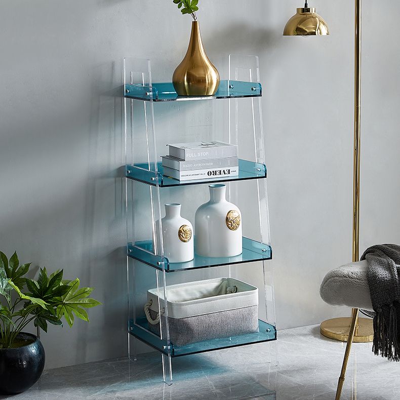 Acrylic Bookshelf Scandinavian Style Open Back Bookcase for Office and Study Room Clearhalo 'Bookcases' 'furn' 'furn_bookcases' 'Furniture' 'furniture_bookcases' 'kitchen' 'kitchen_bookcases' 'Living Room Furniture' 'Office Furniture' 1200x1200_ad636456-28ed-44e7-9b30-eea721146b9e