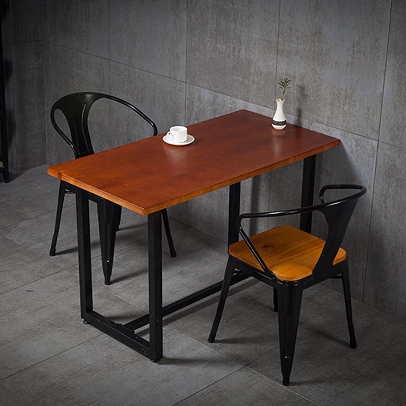 Sedia a braccio da pranzo in metallo industriale sedia a braccio posteriore per sala da pranzo