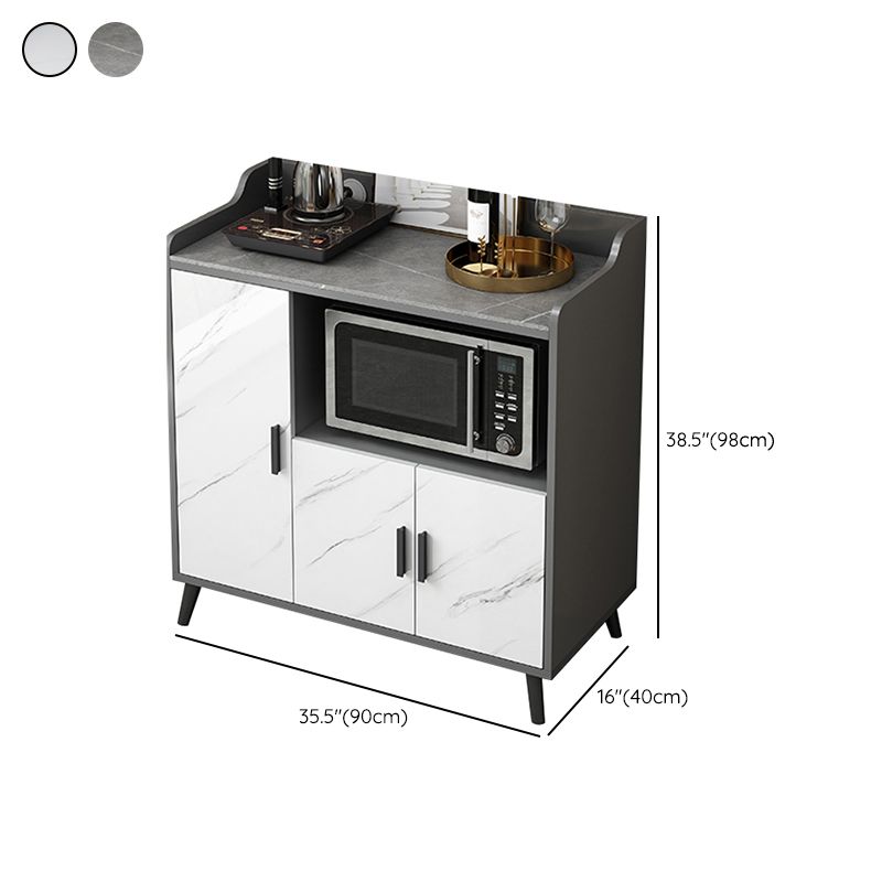 Server da pranzo per finiture opache Glam Sideboard interno con armadi