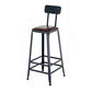 Industrial 1/2/4/7/9 Pieces Bar Table Set Rectangle Bar Table with High Wood Stools Clearhalo 'Bar Furniture' 'furn' 'furn_home_bar_bar_sets' 'Furniture' 'Home Bars & Bar Sets' 'home_bar_bar_sets' 'Kitchen & Dining Furniture' 1200x1200_ad666423-bb51-4a56-b9fe-43f035ada303