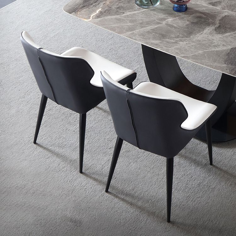 Industrial Home Arm Chair Wingback Metal Upholstered Dining Room Chair Clearhalo ' kitchen&dining_furn' 'Dining Chairs' 'Dining Tables & Seating' 'dining_chair' 'furn' 'furn_dining_chair' 'Furniture' 'furniture_dining_chair' 'Kitchen & Dining Furniture' 'kitchen' 1200x1200_ad66d82c-e9d4-4ba0-834c-5711ee8c6ef8