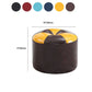 Vintage Indoor Leather Ottoman Patchwork Color Block Round Tufted Pouf Ottoman Clearhalo 'furn' 'furn_ottomans_poufs' 'Furniture' 'Living Room Furniture' 'Ottomans & Poufs' 'ottomans_poufs' 1200x1200_ad708cff-8a38-4f90-b9e4-b2c28ba960fc