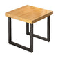 Square Solid Wood Kitchen Table Industrial Dining Table with Metal Double Pedestal Base Clearhalo ' dining_table' 'Dining Tables & Seating' 'Dining Tables' 'furn' 'furn_dining_table' 'Furniture' 'furniture_dining_table' 'Kitchen & Dining Furniture' 'kitchen&dining_furn' 'kitchen' 'kitchen_dining_table' 1200x1200_ad730202-0764-48e3-bb9b-592bfe9e3e0b