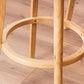 Scandinavian Dessert Shop Beech Stool Matte Finish Upholstered Bar Stools Clearhalo 'Bar Furniture' 'Bar Stools' 'bar_stools' 'Furniture' 'furniture_bar_stools' 'Kitchen & Dining Furniture' 1200x1200_ad7306d8-0795-4fc5-afb5-30747c32c79d