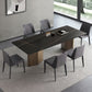 Metal Traditional Luxury Rectangle Table White Sintered Stone Table Clearhalo ' dining_table' 'Dining Tables & Seating' 'Dining Tables' 'furn' 'furn_dining_table' 'Furniture' 'furniture_dining_table' 'Kitchen & Dining Furniture' 'kitchen&dining_furn' 'kitchen' 'kitchen_dining_table' 1200x1200_ad735083-c300-4931-9446-b9beac6fb7dd