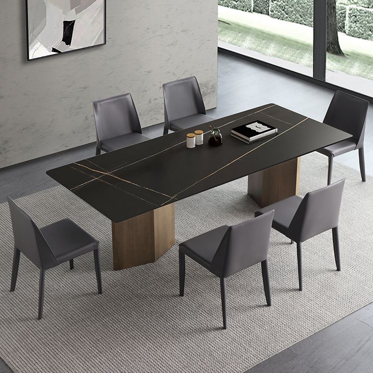 Metal Traditional Luxury Rectangle Table White Sintered Stone Table Clearhalo ' dining_table' 'Dining Tables & Seating' 'Dining Tables' 'furn' 'furn_dining_table' 'Furniture' 'furniture_dining_table' 'Kitchen & Dining Furniture' 'kitchen&dining_furn' 'kitchen' 'kitchen_dining_table' 1200x1200_ad735083-c300-4931-9446-b9beac6fb7dd