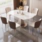 Contemporary 1/2/5/7 Pieces Dining Set Sintered Stone Dining Room Set for Small Space Clearhalo 'Dining Room Sets' 'Dining Tables & Seating' 'dining_room_set' 'furn' 'furn_dining_room_set' 'Furniture' 'furniture_dining_room_set' 'Kitchen & Dining Furniture' 1200x1200_ad73ea0e-573a-470c-8ada-a1e1f5f59a40