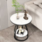 Minimalist Slate Side End Table Double Tier Frame Side End Table