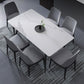 Metal Industrial Rectangle Dining Table Sintered Stone Table for Dining Room Clearhalo ' dining_table' 'Dining Tables & Seating' 'Dining Tables' 'furn' 'furn_dining_table' 'Furniture' 'furniture_dining_table' 'Kitchen & Dining Furniture' 'kitchen&dining_furn' 'kitchen' 'kitchen_dining_table' 1200x1200_ad74b0a9-8910-4239-9fe2-1d6aaca69197