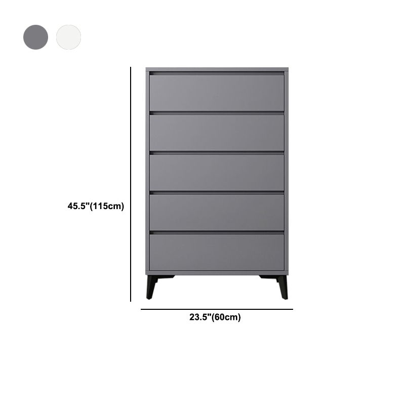 16 "D Moderne opbergkast houten opbergkast dressoir in wit en grijs