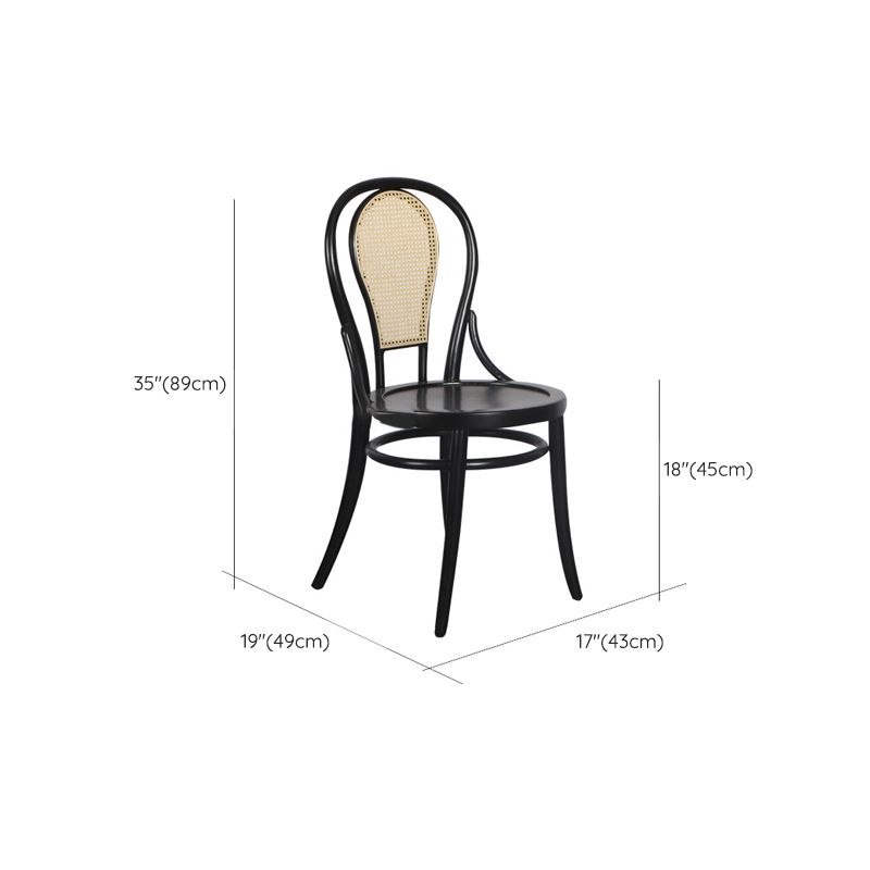 Modern Black Side Chair Solid Wood Dining Chair for Living Room Clearhalo 'Dining Chairs' 'Dining Tables & Seating' 'dining_chair' 'furn' 'furn_dining_chair' 'Furniture' 'Kitchen & Dining Furniture' 1200x1200_ad79ed1c-908f-4285-9956-9b24aa8c0960