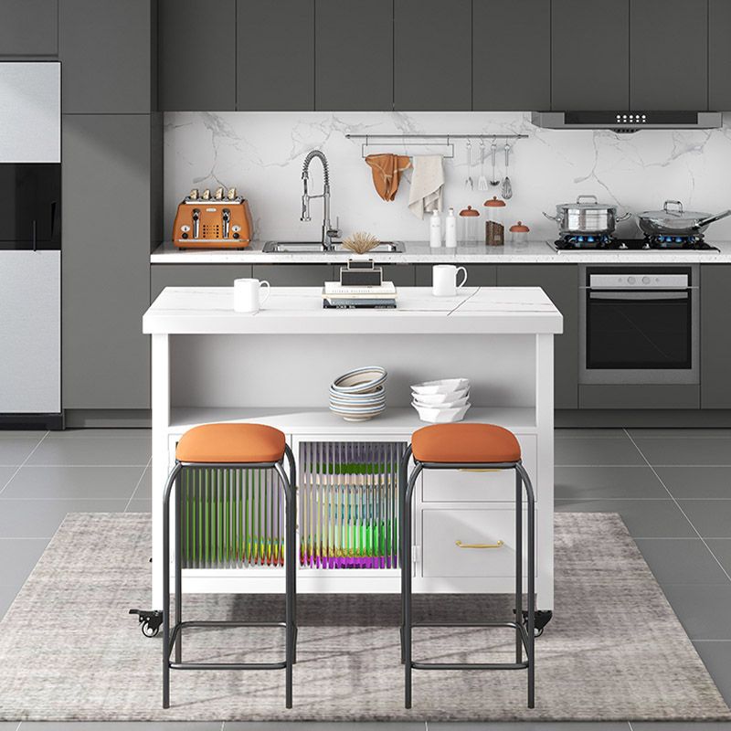 Isola moderna dell'isola da cucina sala da pranzo Isola da cucina con cassetto