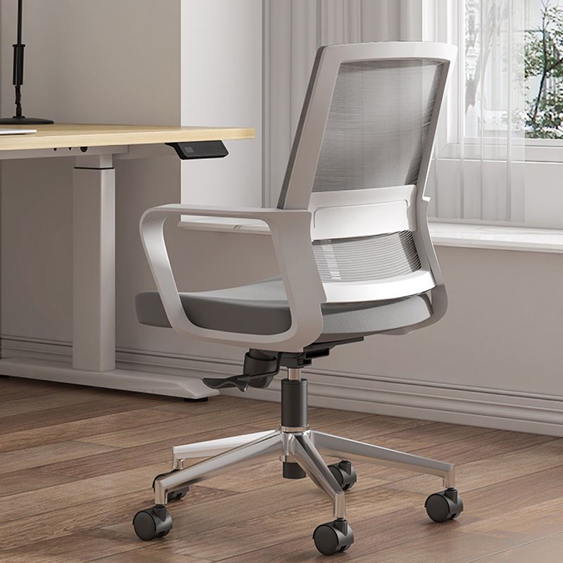 Modern Fixed Arms Conference Chair Mesh Seat and Back Chair for Office Clearhalo 'furn' 'furn_office_chair' 'Furniture' 'Office Chairs' 'Office Furniture' 'office_chair' 1200x1200_ad7c96eb-8f05-4d24-a559-54d6084c46f3