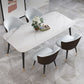 Modern Stone Rectangle Dining Table Home Kitchen Dinner Black Frame Dining Table Clearhalo 'Dining Tables & Seating' 'Dining Tables' 'dining_table' 'furn' 'furn_dining_table' 'Furniture' 'furniture_dining_table' 'Kitchen & Dining Furniture' 'kitchen' 'kitchen_dining_table' 1200x1200_ad7cdbc0-a8df-497c-9808-0ff007b4d819