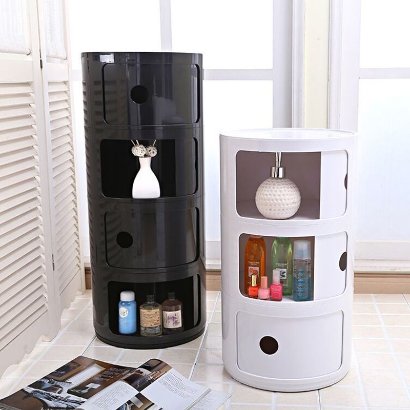 2/3/4-Türer-Nachttisch (Indien) 12,6 "H Plastik-Nachttischschrank