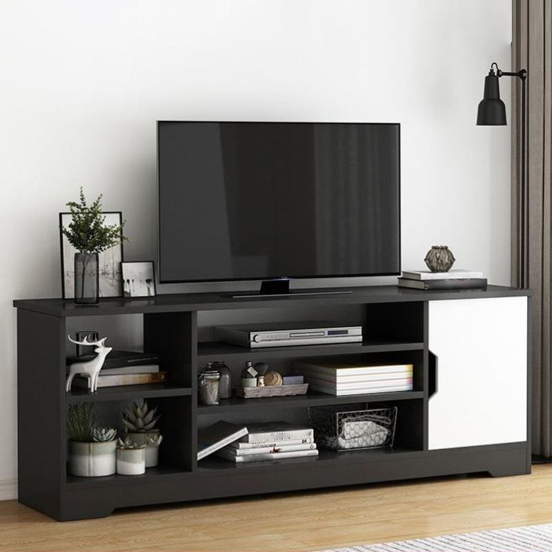 スカンジナビアのテレビメディアスタンドエンジニアリングウッドテレビスタンドコンソール