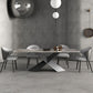 Modern Sintered Stone Dining Set with Rectangle Tabale and Metal Base Dining Room Furniture Set Clearhalo 'Dining Room Sets' 'Dining Tables & Seating' 'dining_room_set' 'furn' 'furn_dining_room_set' 'Furniture' 'furniture_dining_room_set' 'Kitchen & Dining Furniture' 'kitchen&dining_furn' 'kitchen' 1200x1200_ad7fa2e5-9afc-465d-b86c-479379ec08a2