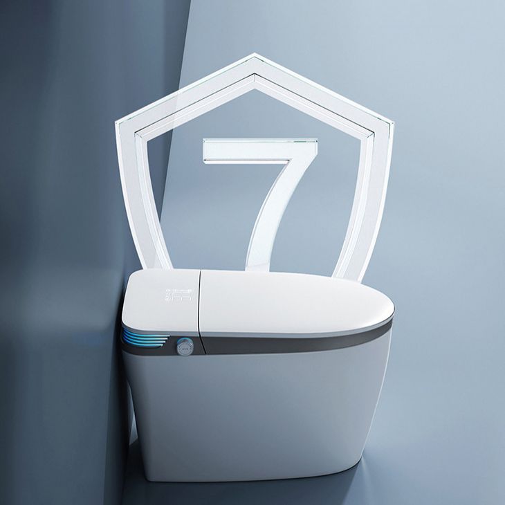 Modern Floor Mounted Urine Toilet White Siphon Jet Toilet Bowl with Toilet Seat