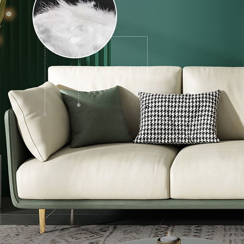 Cushion Back Slipcovered Furniture Sectionals Faux Leather Sofa Clearhalo 'furn' 'furn_sectionals' 'Furniture' 'furniture_sectionals' 'kitchen' 'kitchen_sectionals' 'Living Room Furniture' 'Sectionals' 1200x1200_ad8614d2-a297-47fc-8636-618b1041622d