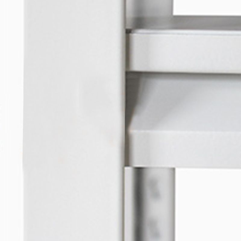 Steel Industrial Etagere Bookshelf White and Black Vertical Bookshelf for Home Clearhalo 'Bookcases' 'furn' 'furn_bookcases' 'Furniture' 'furniture_bookcases' 'kitchen' 'kitchen_bookcases' 'Living Room Furniture' 'Office Furniture' 1200x1200_ad8d0bc1-77aa-4e10-b12f-1324f75e8a0d