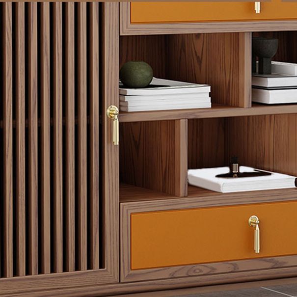 Solid Wooden Sideboard Table 15.7" W √ó35.4" H Living Room Buffet Stand Clearhalo 'buffet_sideboard' 'Buffets & Sideboards' 'furn' 'furn_buffet_sideboard' 'Furniture' 'Kitchen & Dining Furniture' 1200x1200_ad938960-5ef3-4cde-98fb-86026dcffa6f