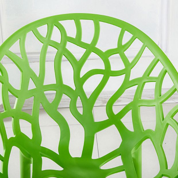 Scandinavian Armless Dining Chairs Plastic Stackable Dining Side Chairs (Set of 4) Clearhalo ' kitchen&dining_furn' 'Dining Chairs' 'Dining Tables & Seating' 'dining_chair' 'furn' 'furn_dining_chair' 'Furniture' 'furniture_dining_chair' 'Kitchen & Dining Furniture' 'kitchen' 1200x1200_ad948a2f-e9c9-48b8-8be0-f1739eceb80c