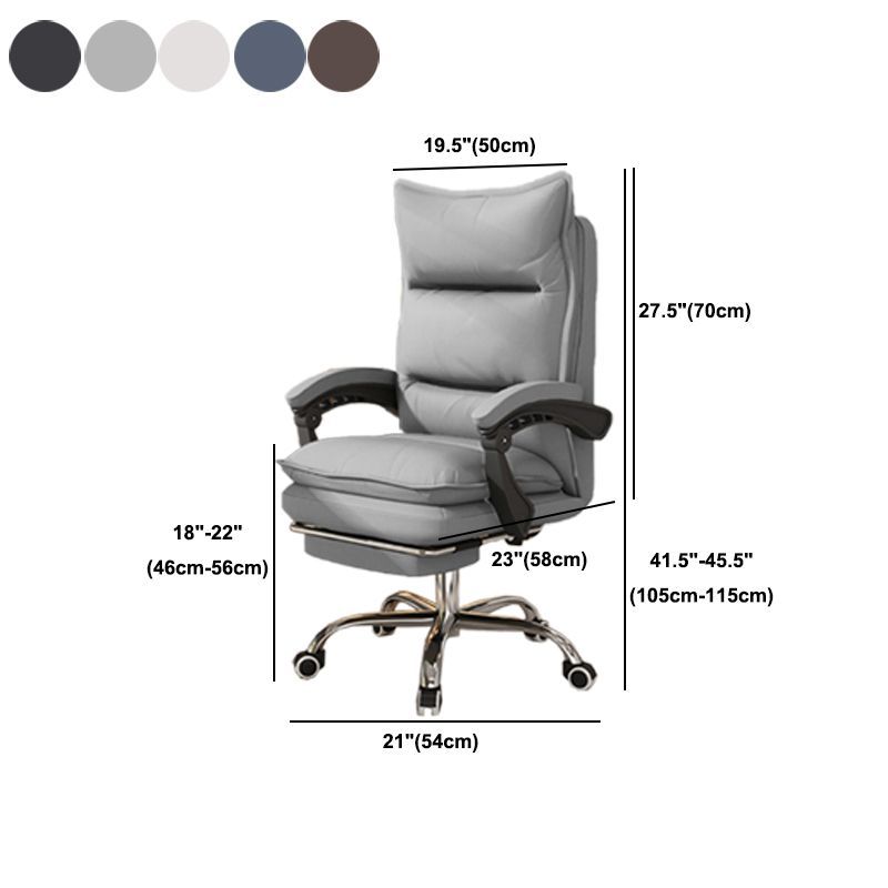 Contemporary Executive Chair High Back Upholstered Managers Chair Clearhalo 'furn' 'furn_office_chair' 'Furniture' 'Office Chairs' 'Office Furniture' 'office_chair' 1200x1200_ad956251-e931-4eab-9bdc-c3102447aa60