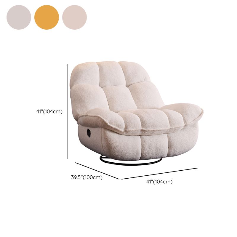 Chaise inclinable rembourrée de couleur de couleur de couleur norme de rocker pivotante