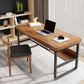 29,25 inch H Hedendaags kantoor Desk rechthoek Rechthoek Massief Wood Writing Desk