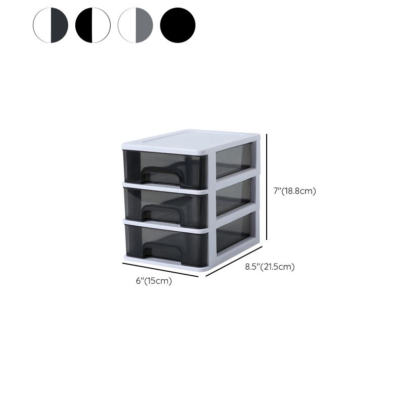 Aktenschrank seitlich Kunststoff moderner Aktenschrank mit Schubladen für Zuhause und Büro