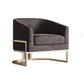 Contemporary 28" Wide Fixed Back Sloped Arms Sponge Barrel Chair Clearhalo 'Accent Chairs' 'accent_chairs' 'Chairs & Seating' 'furn' 'furn_accent_chairs' 'Furniture' 'Living Room Furniture' 1200x1200_ad9ec2df-a4b2-49f8-95b7-2e4880d01847